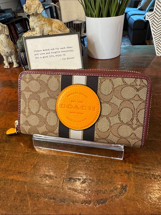 Coach Handbags - Coach Dempsey Large Phone / Accordion Zip Wallet